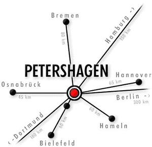 Bild vergrößern: Lagekarte Petershagen