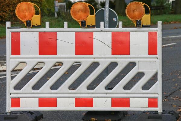 Symbolfoto Straensperre