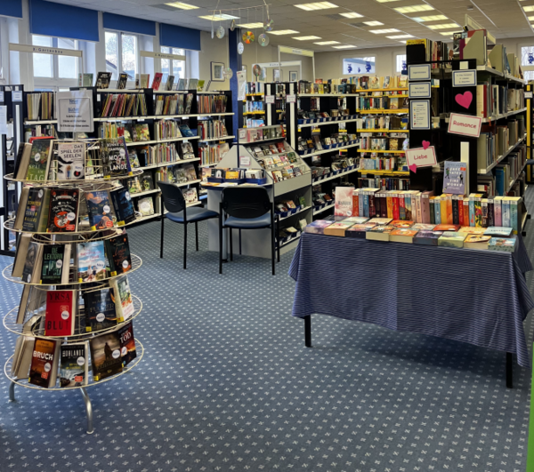 Blick in die Stadtb�cherei vom 16.01.2026