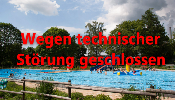Bild Freibad geschlossen