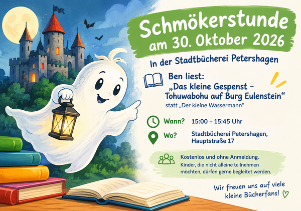 Schm�kerstunde Stadtb�cherei (Das kleine Gespenst)