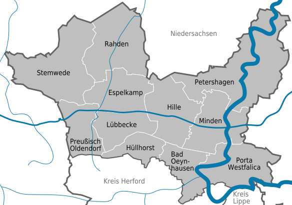 Petershagen im Kreisgebiet
